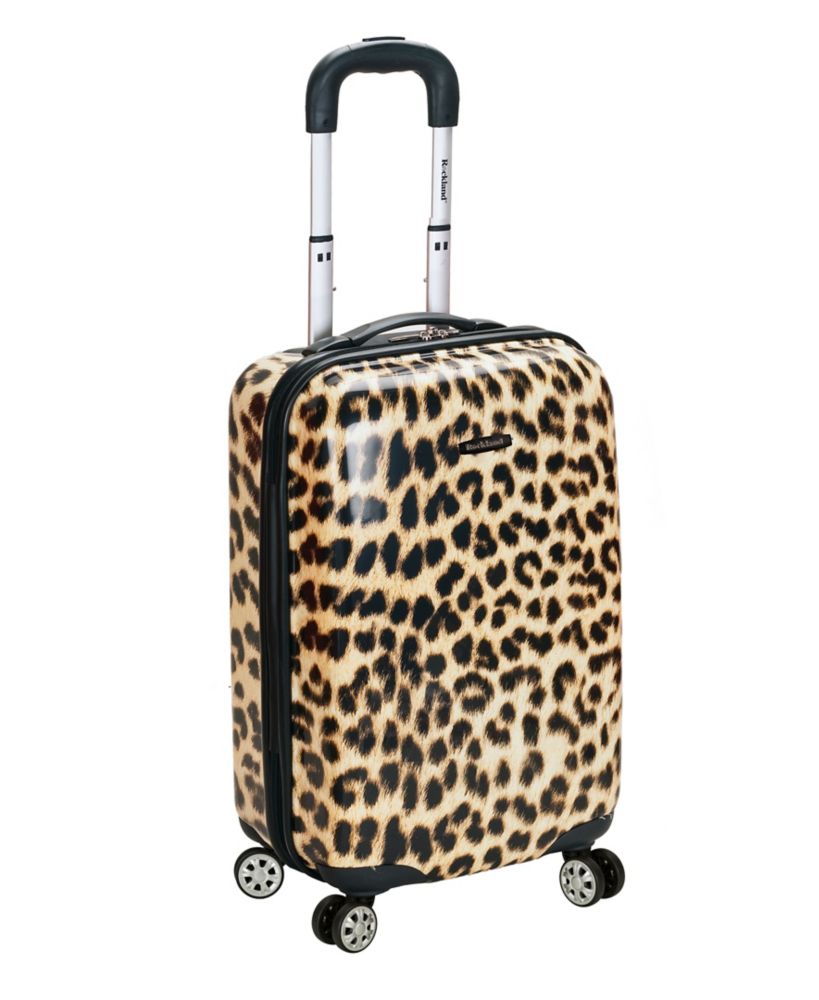 it luggage leopard