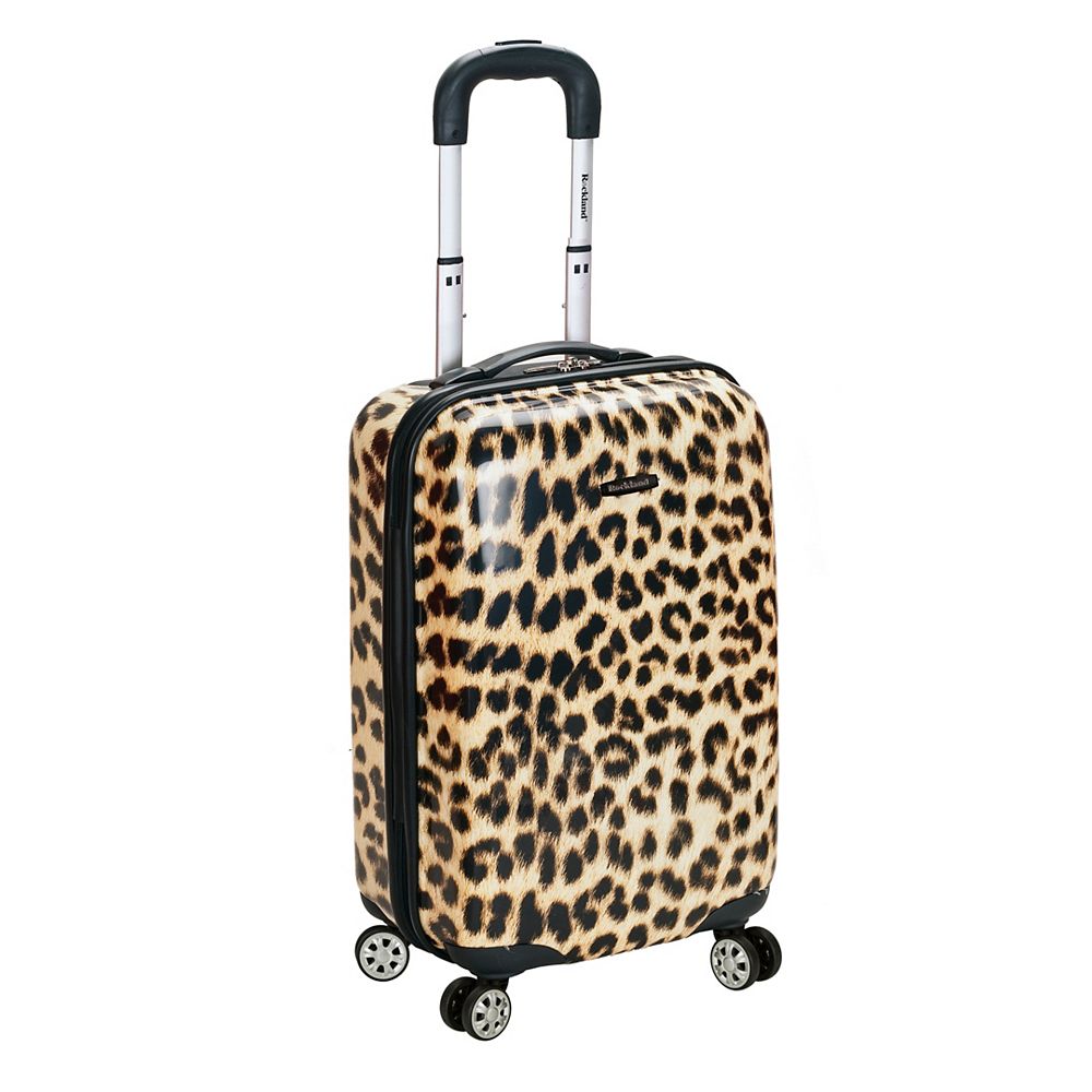 Rockland Safari 20 in. Hardside Carry-on, Leopard | The Home Depot Canada