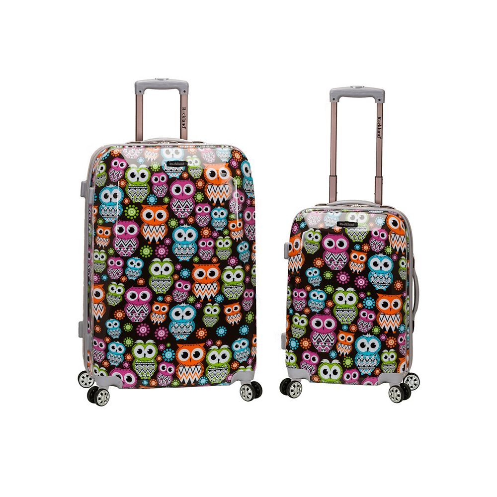 Rockland Traveler Hardside Luggage Set, Owl The Home Depot Canada