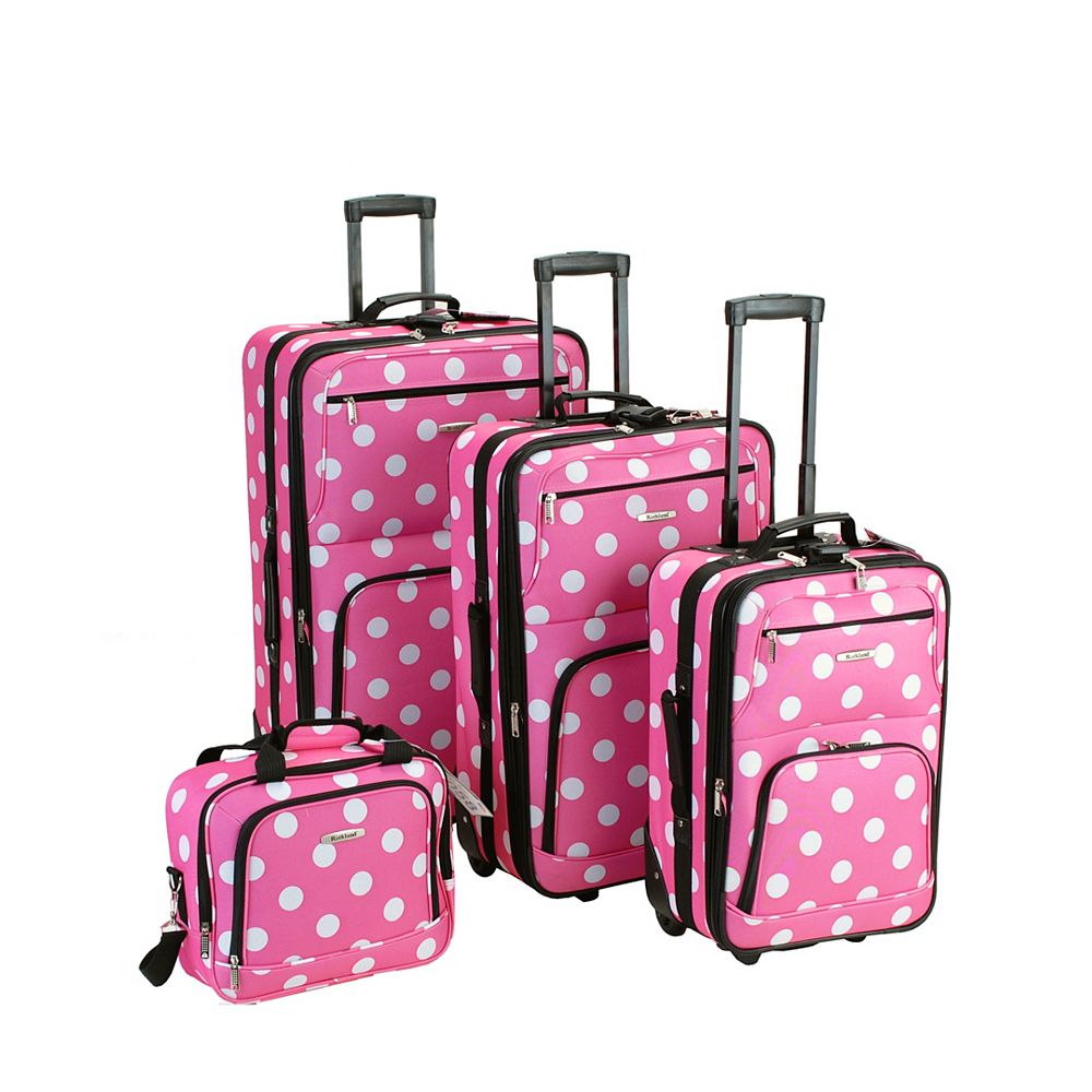 Rockland Beautiful Deluxe Softside Luggage, Pinkdot The Home Depot Canada