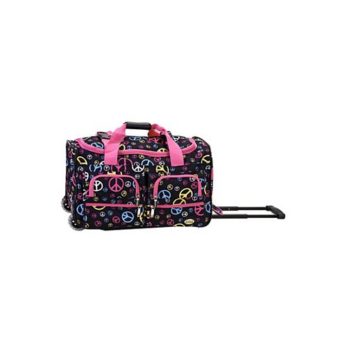 Voyage 22 in. Rolling Duffle Bag, Peace