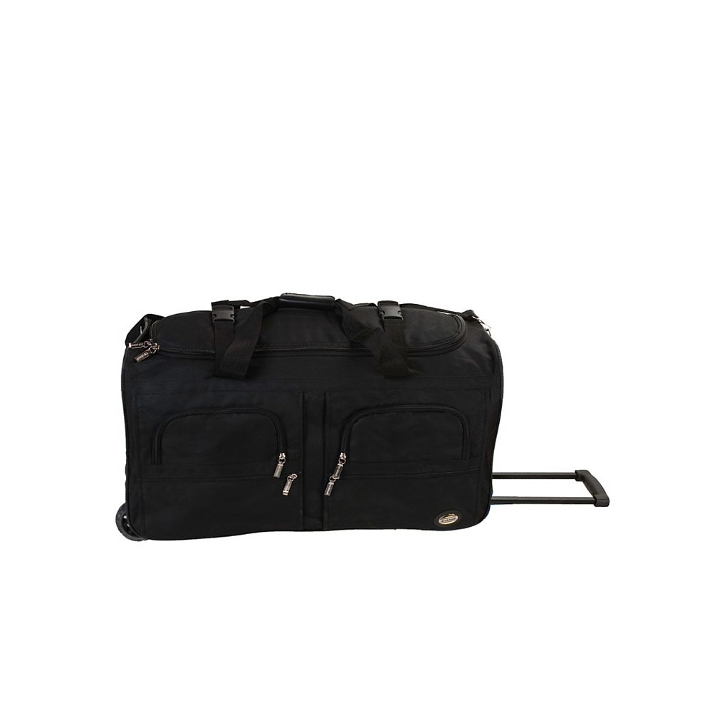 Rockland Voyage 36 in. Rolling Duffle Bag, Black The Home Depot Canada