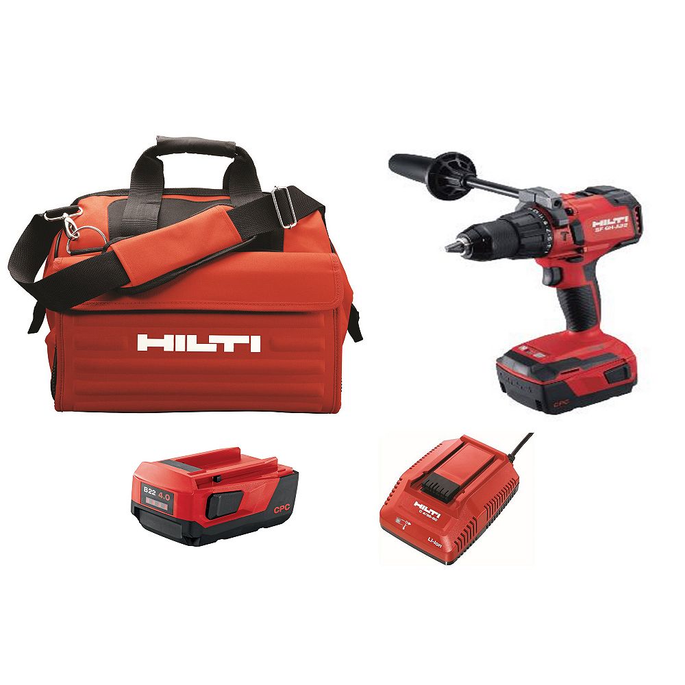 Hilti Visseuse Perceuse A Percussion Sf 6h De 1 2 Po A Batterie Li Ion 22 V Home Depot Canada