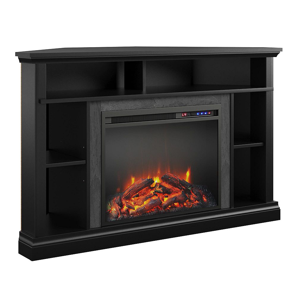 Dorel Overland Electric Corner Fireplace for TVs up to 50