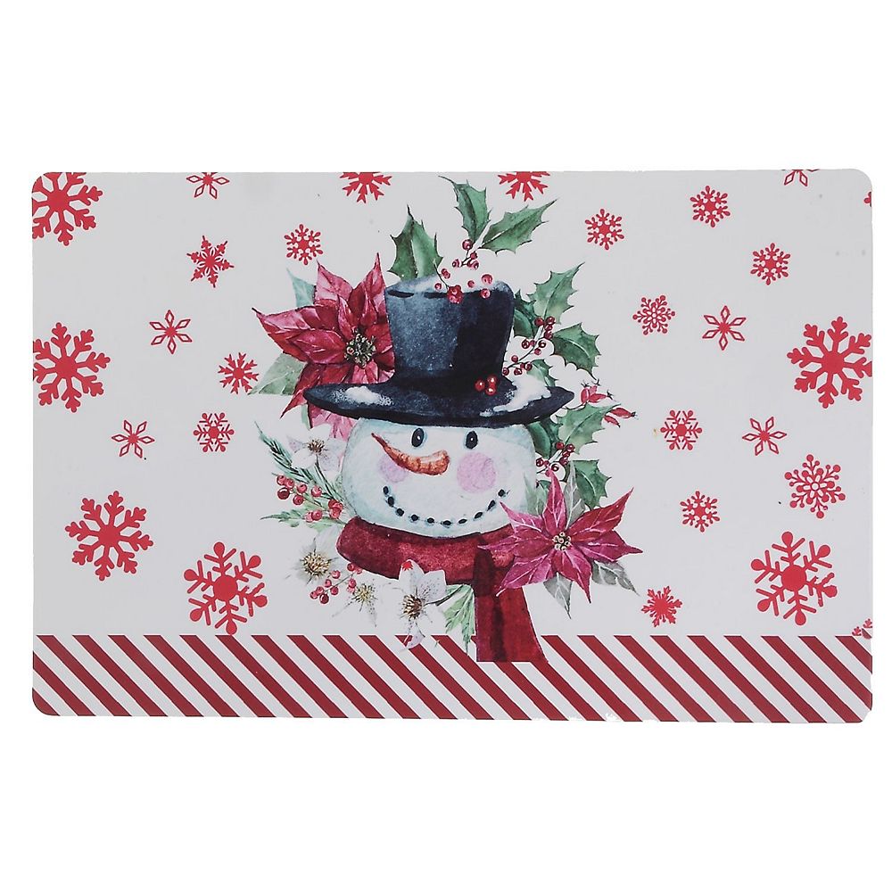 IH Casa Decor Plastic Placemat (Snowman Head) The Home Depot Canada