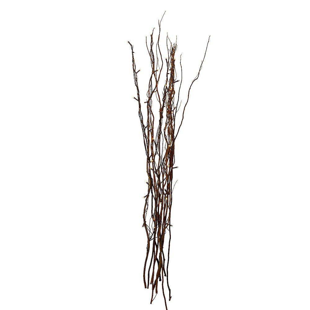 Northlight 39" Brown LED Battery Operated Christmas Tree Branch The
