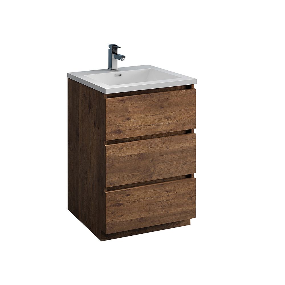 Fresca Lazzaro 24 Inch Free Standing Modern Bathroom Vanity In