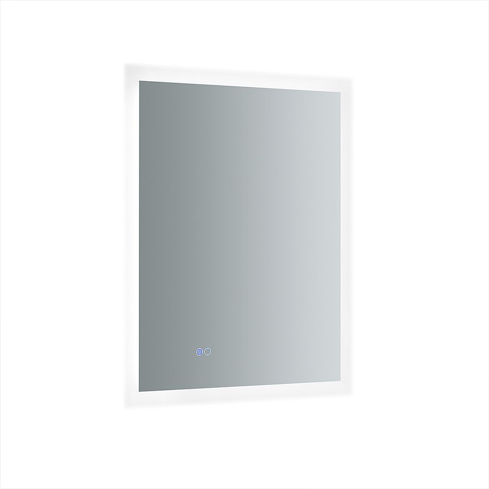 Fresca Angelo 24in. W x 30in. H Frameless Bathroom Mirror with Halo