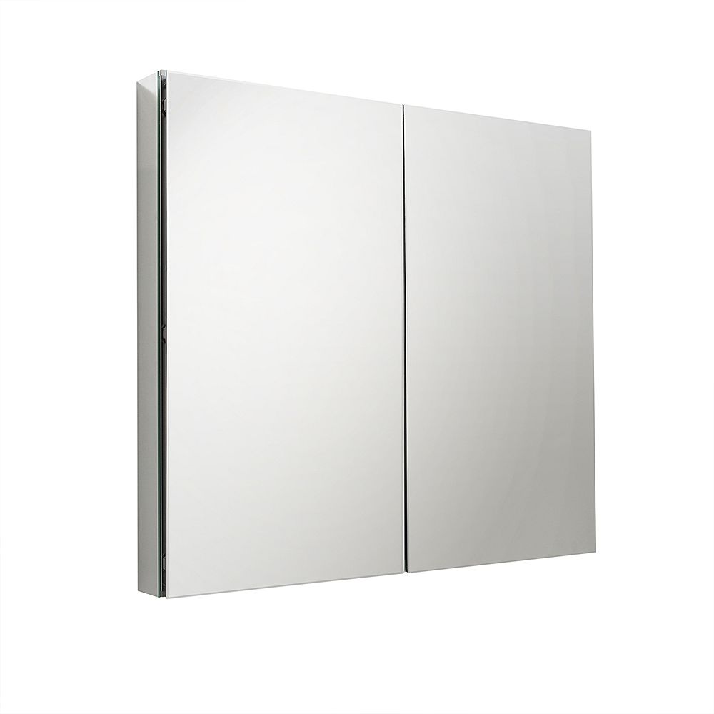Fresca 39 5 Inch W X 26 Inch H Frameless Recessed Or Surface Mount Bi View Bathroom Medici The Home Depot Canada