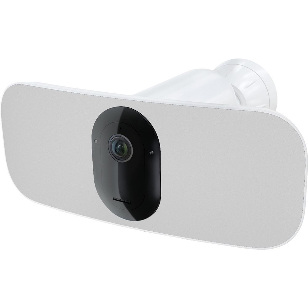 Arlo Arlo Pro 3 Floodlight Camera in White The Home Depot Canada