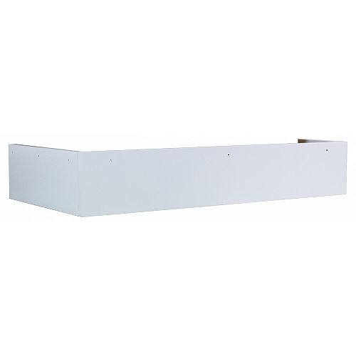 26-inch W X 16-inch D Plywood-Veneer Toe-Kick in White Color