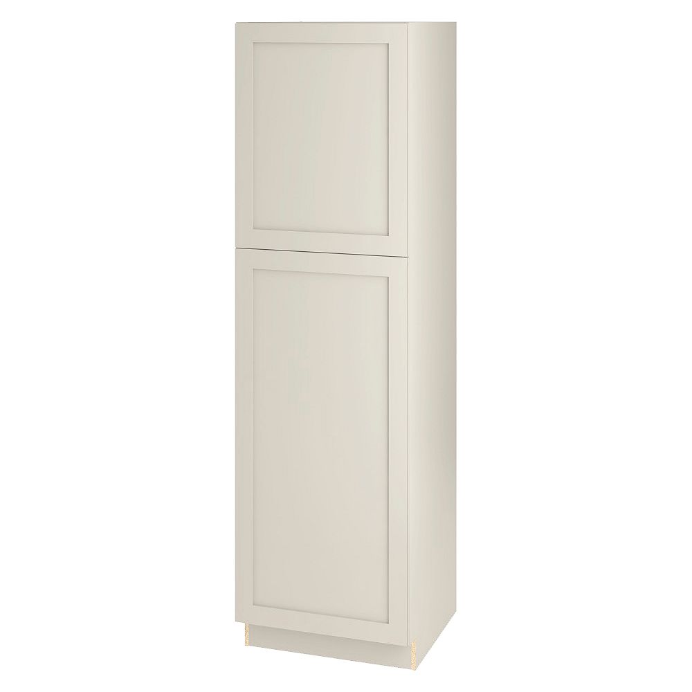 Thomasville Nouveau Rhett 24 Inch W X 84 H D Shaker Style Embled Kitchen The Home Depot Canada Thomasville Nouveau Rhett 24 Inch W X