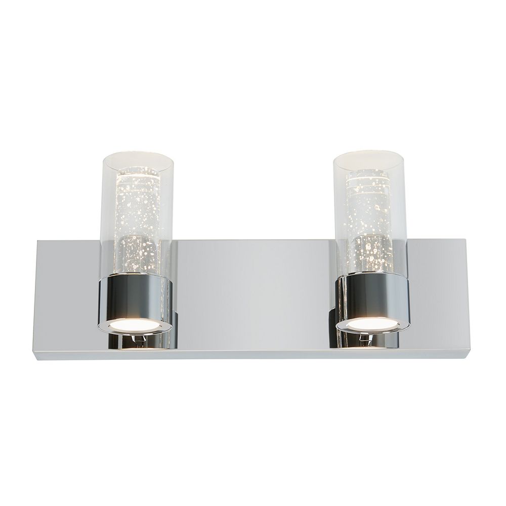 Artika Ratio 2 Light Integrated Led, Bathroom Light Fixtures Home Depot Canada