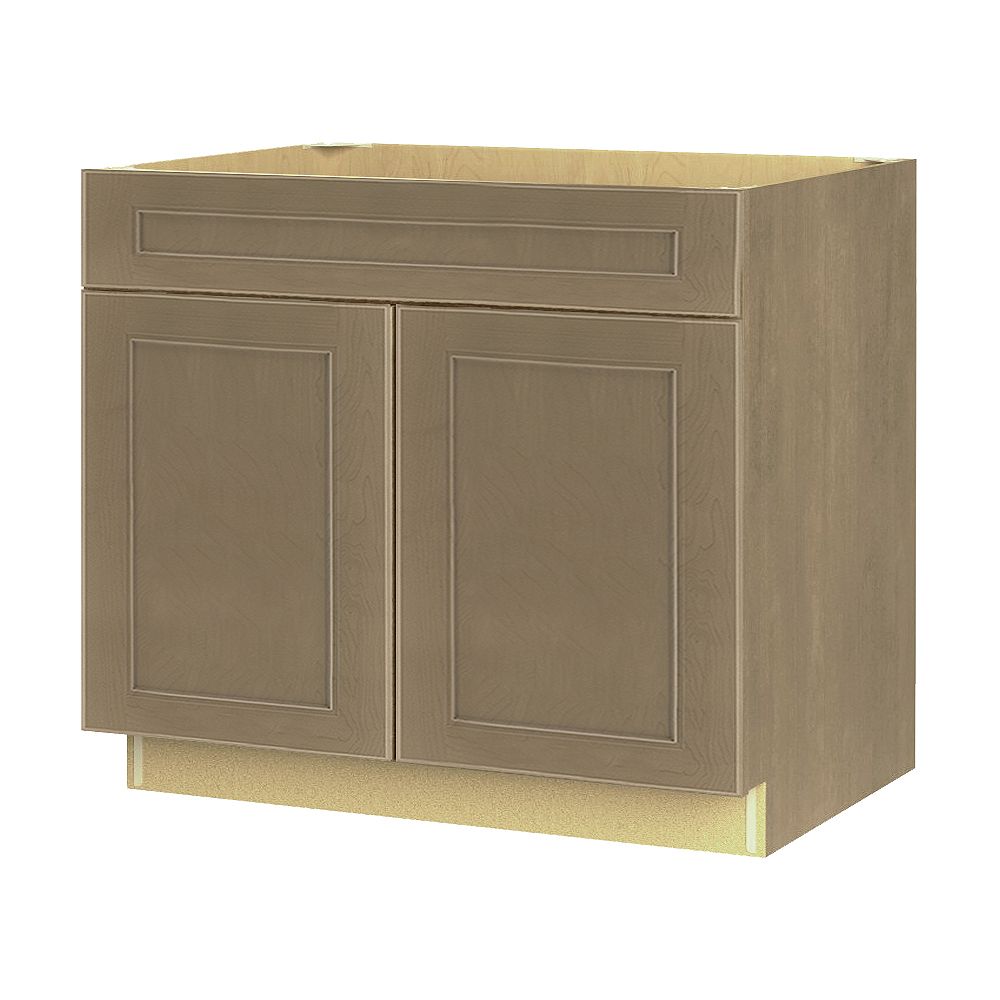 Thomasville NOUVEAU Rhodes Pebble Assembled Base with Drawer 36