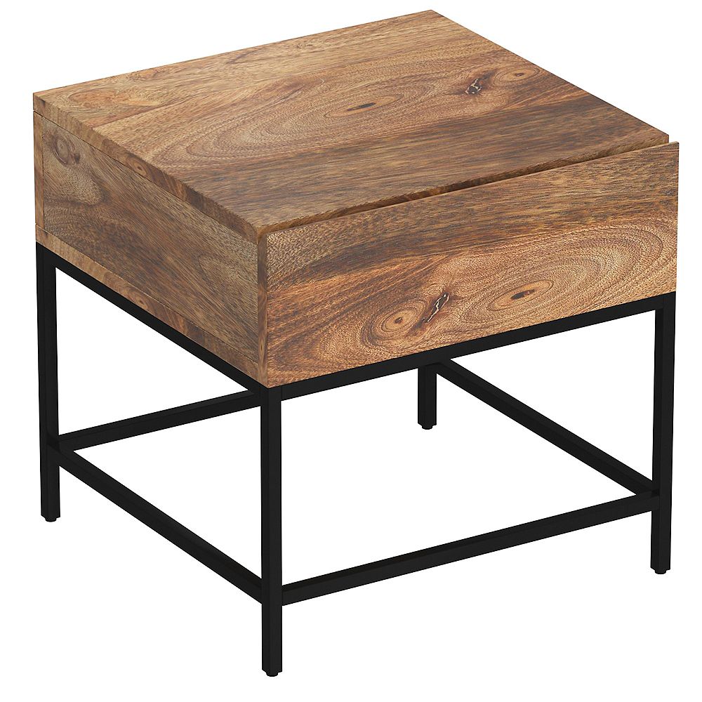 !nspire Solid Wood Accent table with Drawer The Home Depot Canada