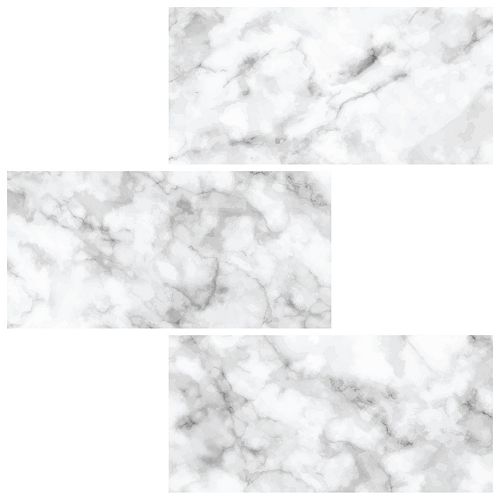 InHome Subway Carrara Peel & Stick Backsplash Tiles