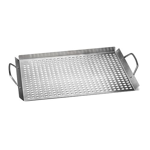 Outset Stainless Steel Grill Topper Grid, 11 x 17-inch