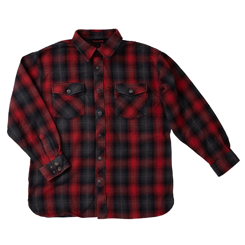 Tough Duck Flannel Overshirt Rd Pl L | The Home Depot Canada
