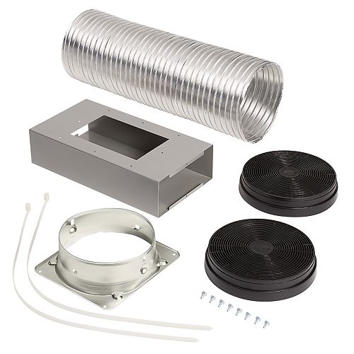 Optional Recirculation Kit for Ductless installation for Broan BWT1 range hoods