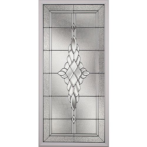 ODL Grace Low-E Argon Glass with Nickel Caming  22 in. x 48 in. x 1 in. with White Frame