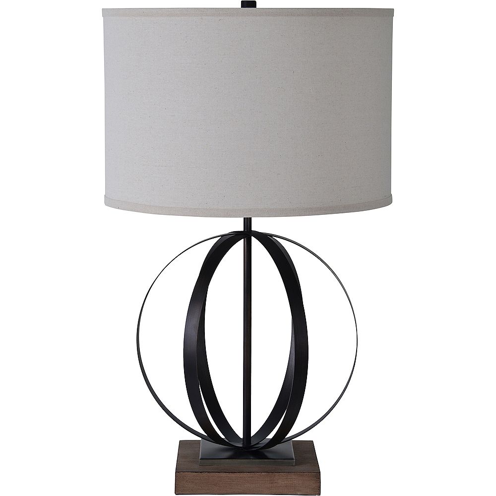 Notre Dame Design Boyer 32inch Table Lamp with Natural Linen Shade