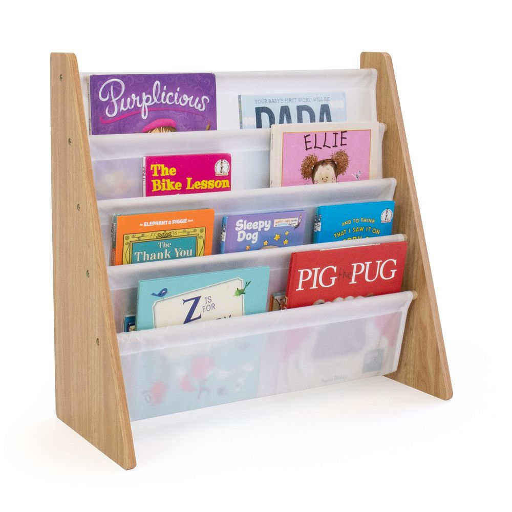 Humble Crew Systeme De Rangement De Livres Pour Enfants A 4 Niveaux Naturel Home Depot Canada