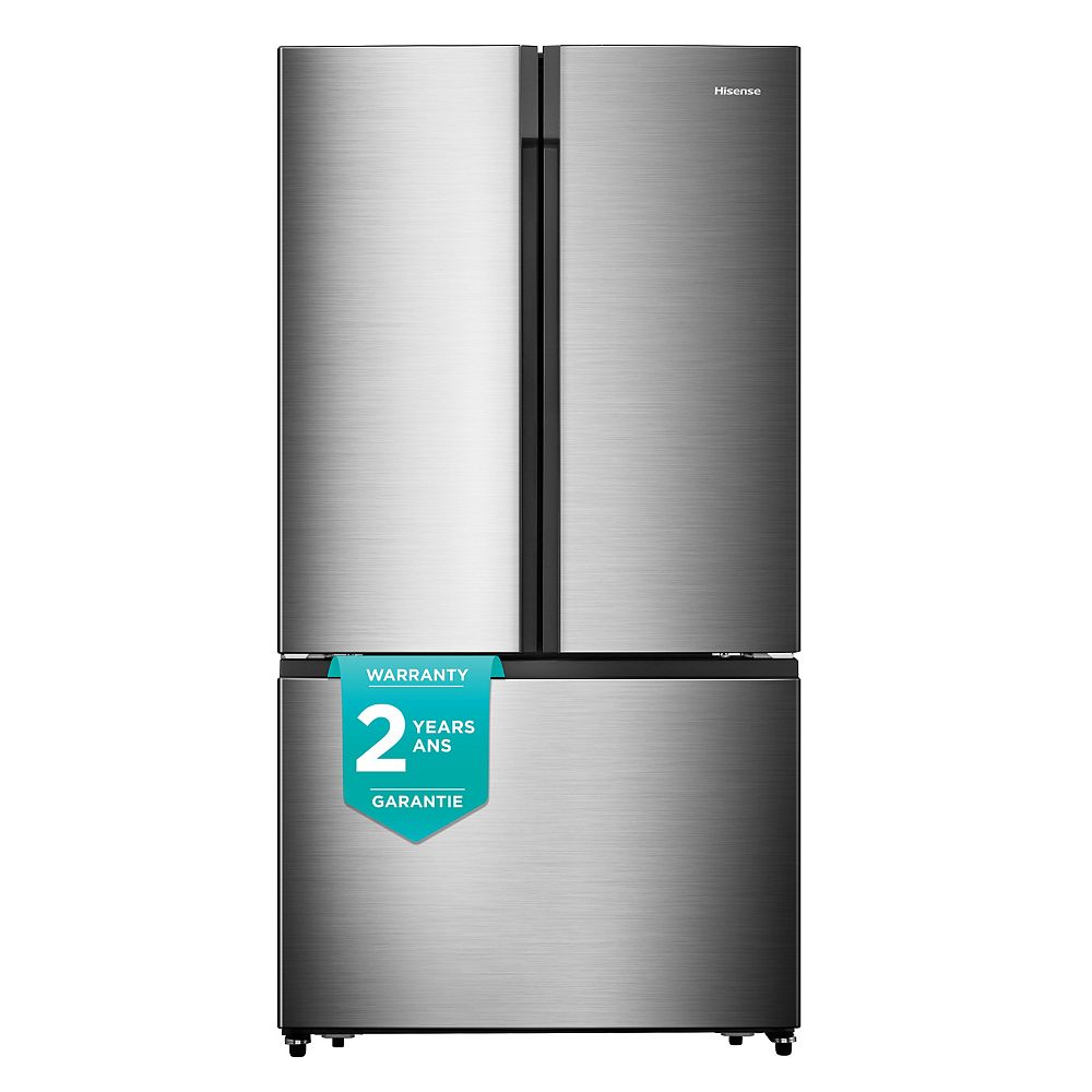 Hisense 36inch W 21.1 cu. ft. French Door Refrigerator in Stainless