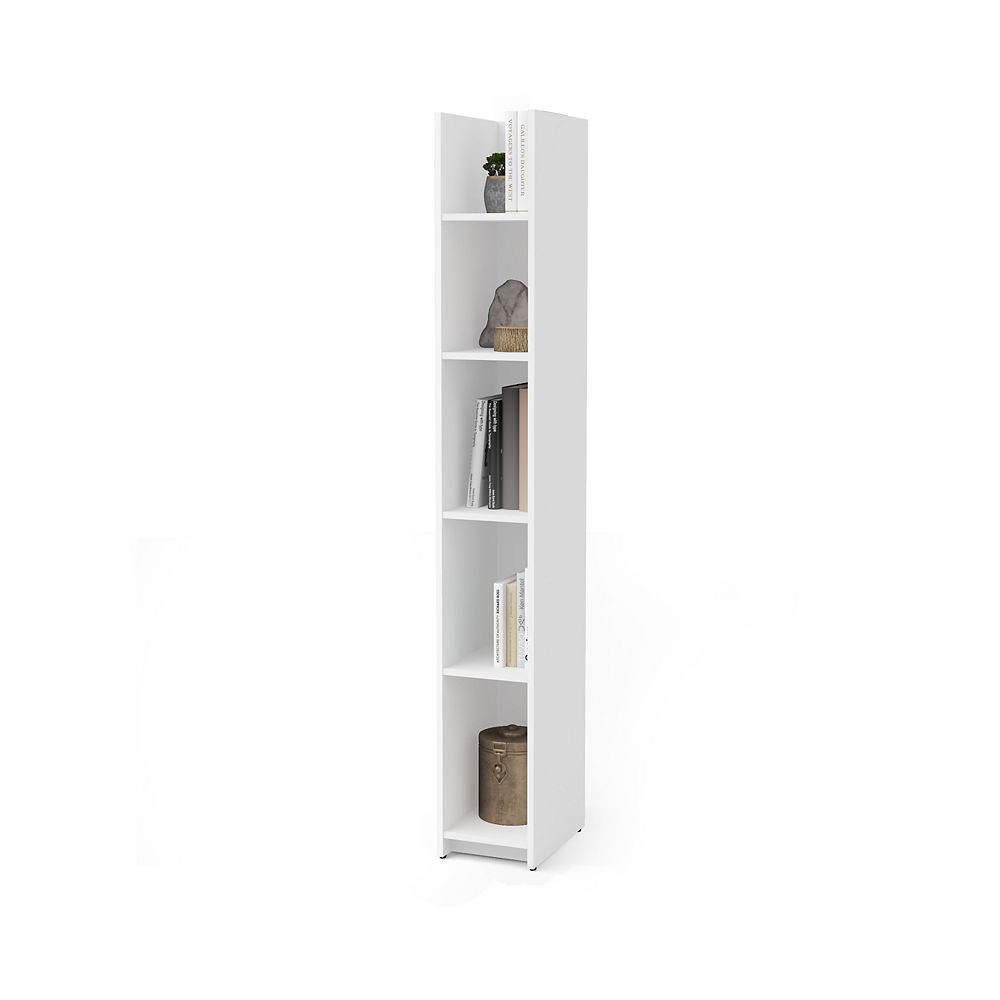 Bestar Small Space 10 Narrow Shelving, 12 Inch Deep Bookshelves