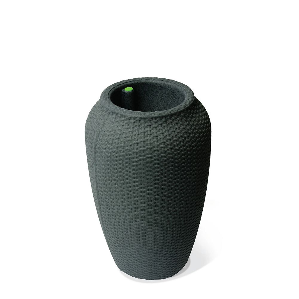 Algreen Products Wicker Planter, SelfWatering Planter, 24In. Height