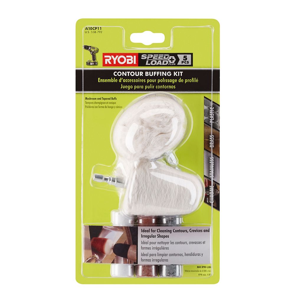 RYOBI Contour Metal Buffing Kit (5Piece) The Home Depot Canada