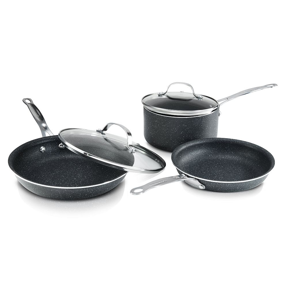 Granite Stone Diamond 5-piece Aluminum Ultra-durable Non-stick Diamond 