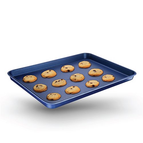 Classic Blue Pro 0.8MM Gauge Diamond and Mineral Infused Nonstick  17-inch Cookie Tray