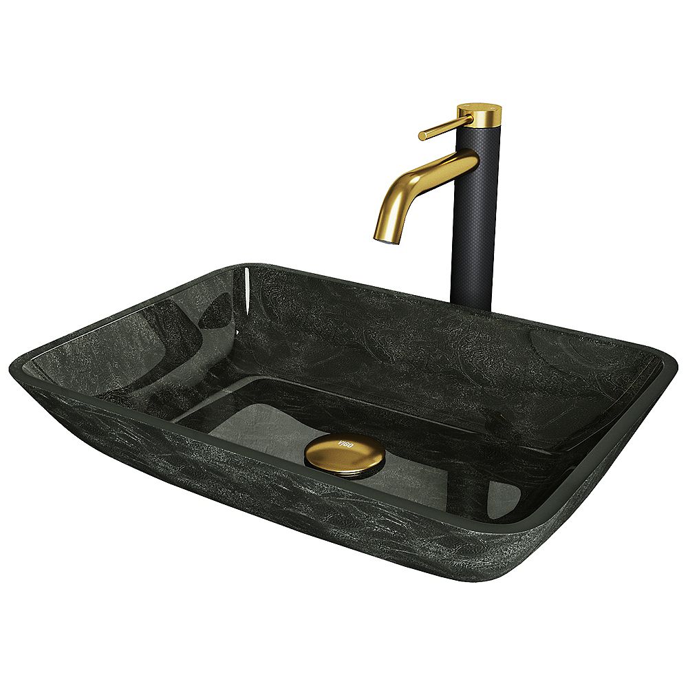 houzz.com oval gold glass vessel bathroom sink