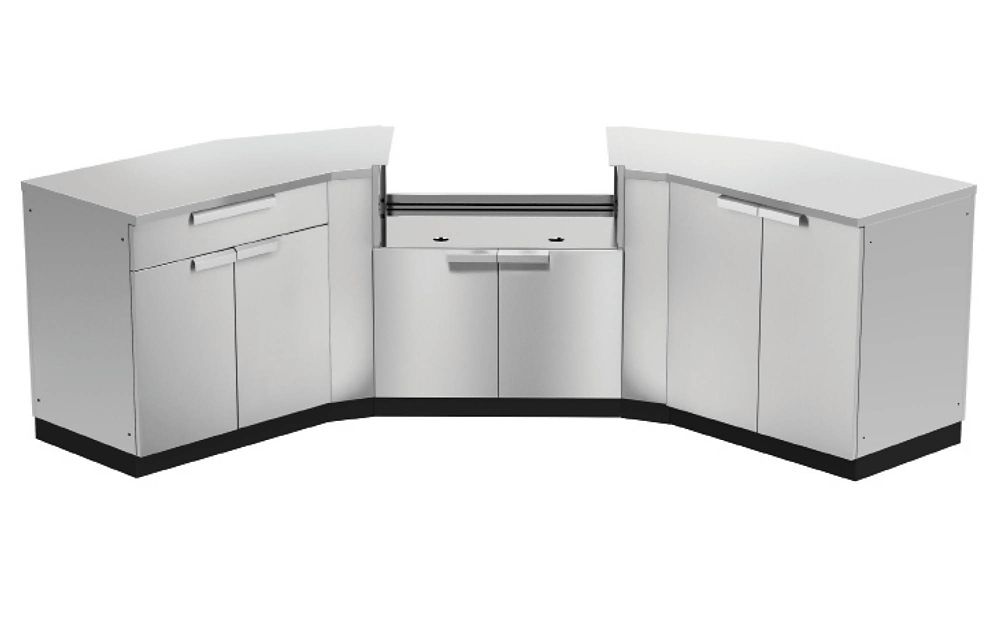 NewAge Outdoor Kitchen Stainless Steel 6Piece Set with Covers