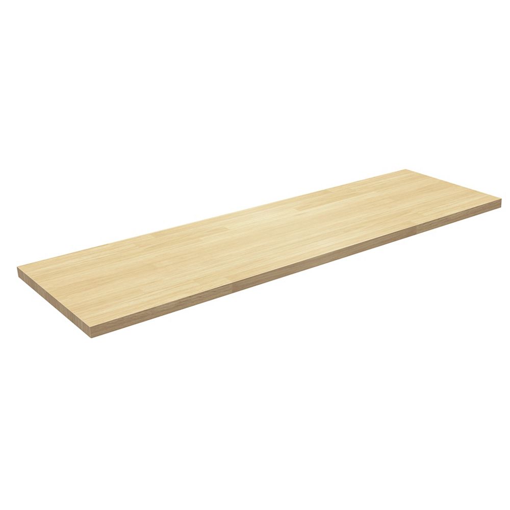 Belanger Laminates Inc 72 Inch X 25 5 Inch X 1 5 Inch Hevea Finger Jointed Wood Kitchen C The Home Depot Canada