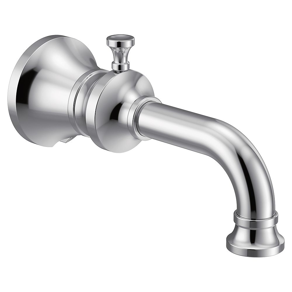 Moen® 3346BG CIA™ Slip-Fit Diverter Tub Spout, 1/2 In, Brushed Gold