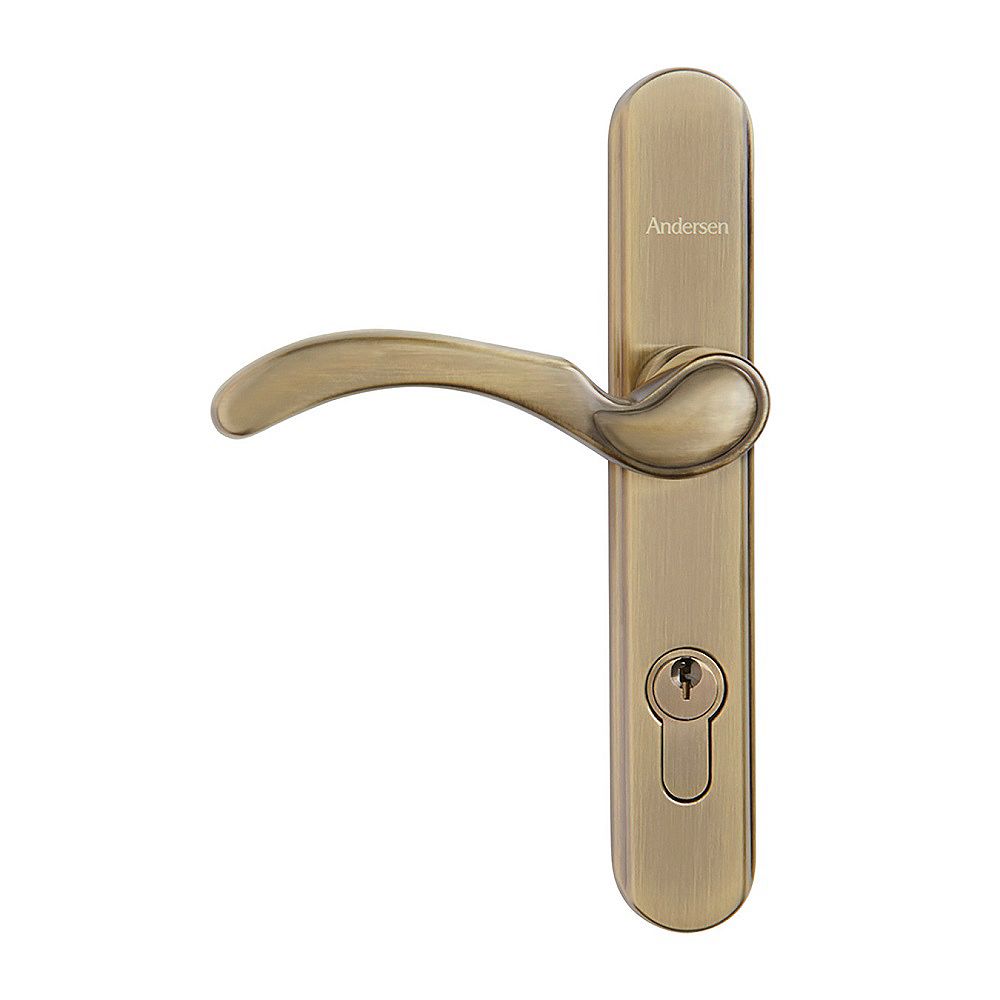 Andersen Traditional Antique Brass Storm Door Handle Set The Home