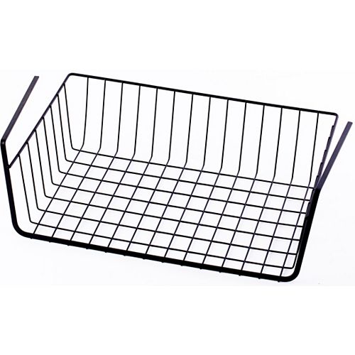 Hanging Under Shelf Metal Storage Basket, Set of 2