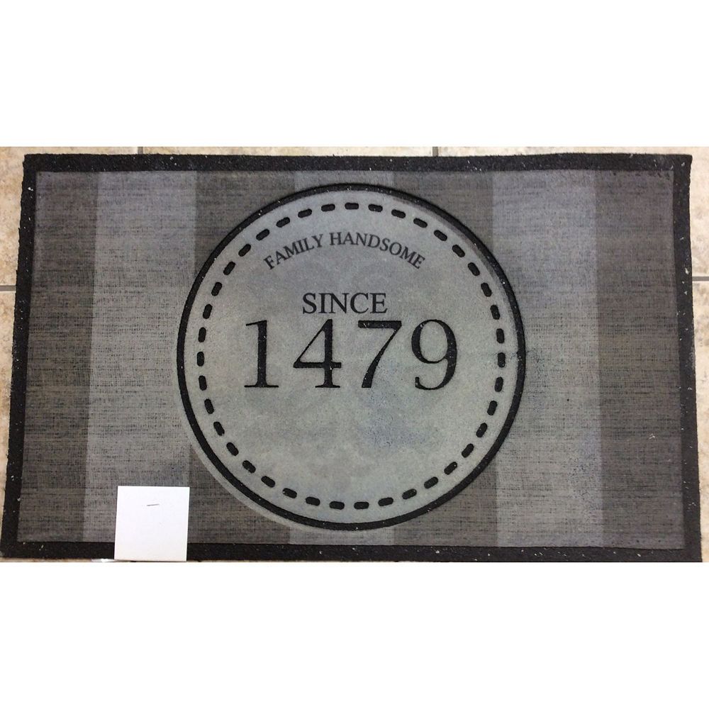 IH Casa Decor Heavy Rubber Door Mat (18X30) (Family Handsome) The