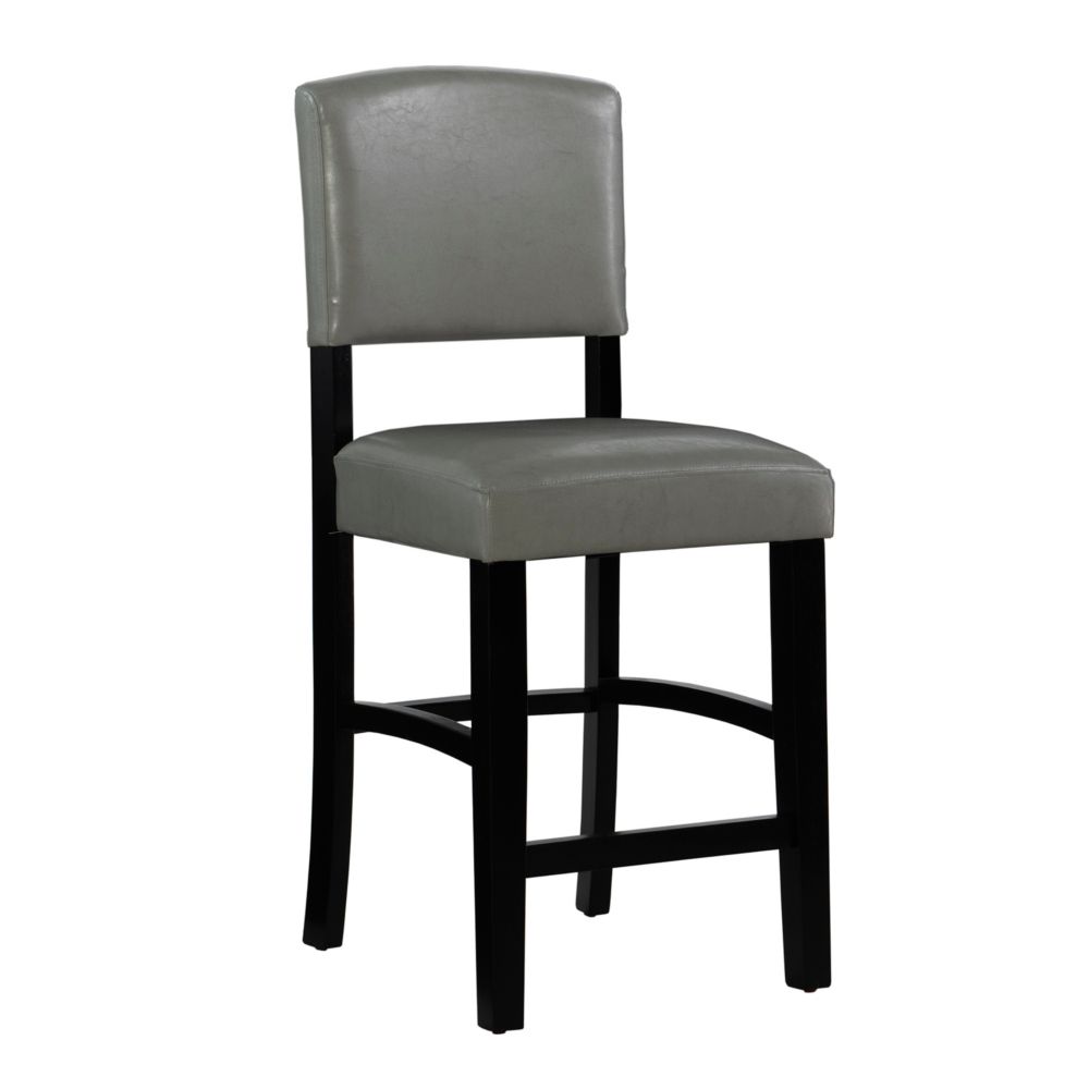 Linon Home D Cor Products Ross Grey Counter Stool The Home Depot Canada   P 1001608425 