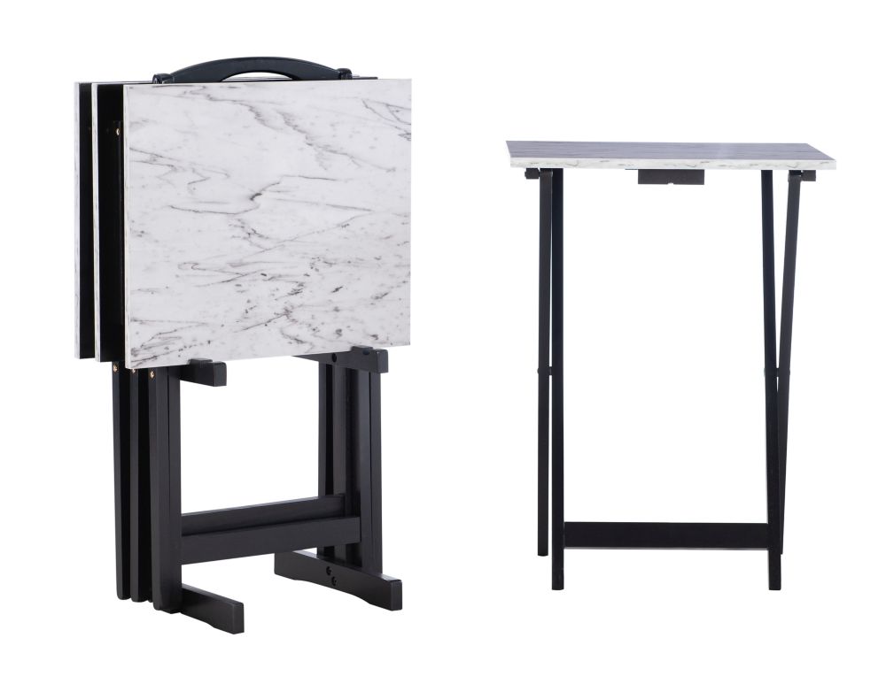 marble tv trays