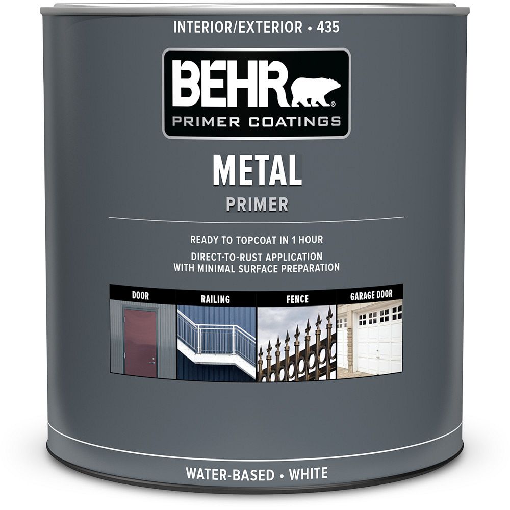 BEHR Interior/Exterior Metal Primer, 946 mL The Home Depot Canada