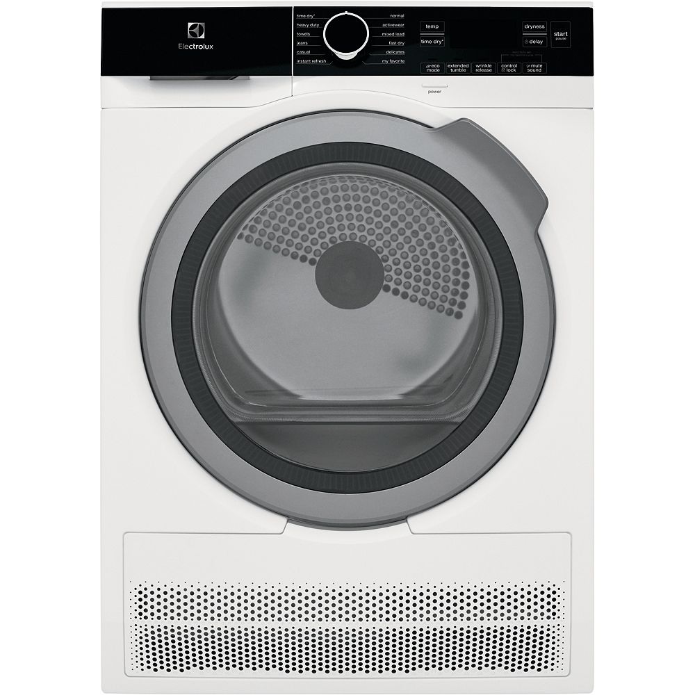 Electrolux 4.0 cu. ft. IQ Touch Ventless Electric Dryer in White