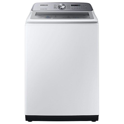 5.8 cu. ft. High Efficiency Top Load Washer with Active Water Jet in White