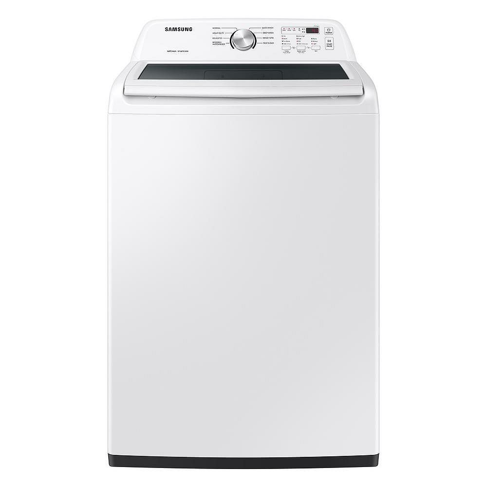 Samsung 5.0 cu. ft. Top Load Washer with Active Water Jet in White