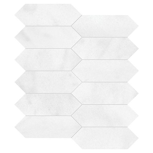 Paletto Bianco 2-inch x 6-inch Polished Marble Mosaics