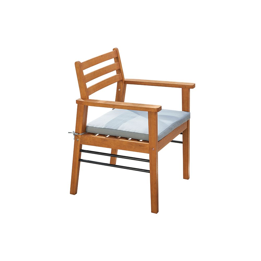 Vifah Gloucester Contemporary Patio Wood Dining Chair The Home Depot Canada