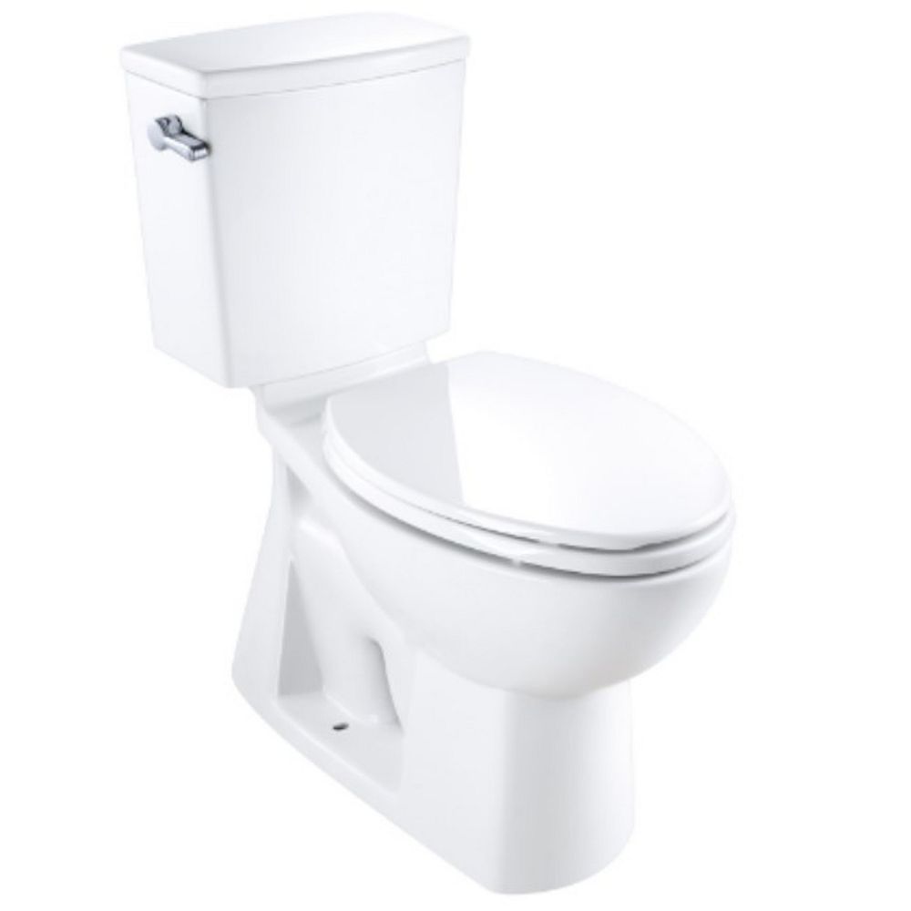 Jag Plumbing Products SSI NO CLOG II Elongated Toilet | The Home Depot ...