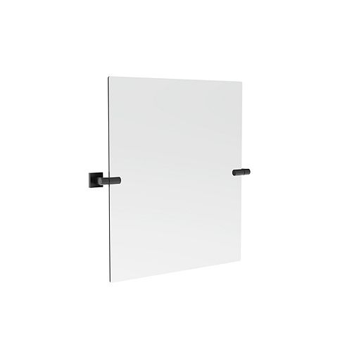 Claye Rectangular Mirror Matte Black