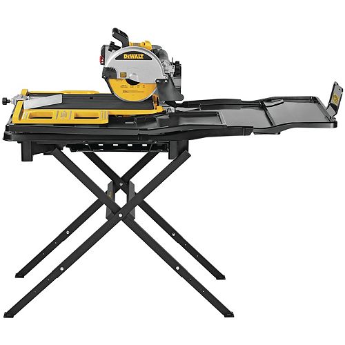 DEWALT 10-INCH HIGH CAPACITY WET TILE SAW WITH STAND